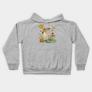 Vintage Garden Art 2 Kids Hoodie